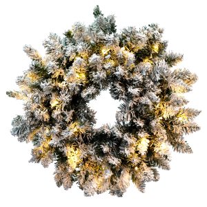 Donner (snow) LED wreath
